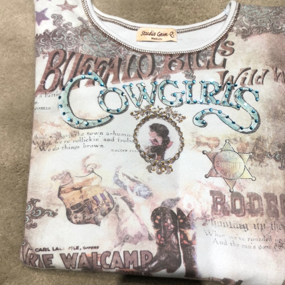 Cowgirl top With sparkle - Picture 7 of 8